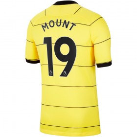 Jalkapallo Pelipaidat Chelsea Mason Mount 19 Vieraspaita 2021-2022 Lyhythihainen